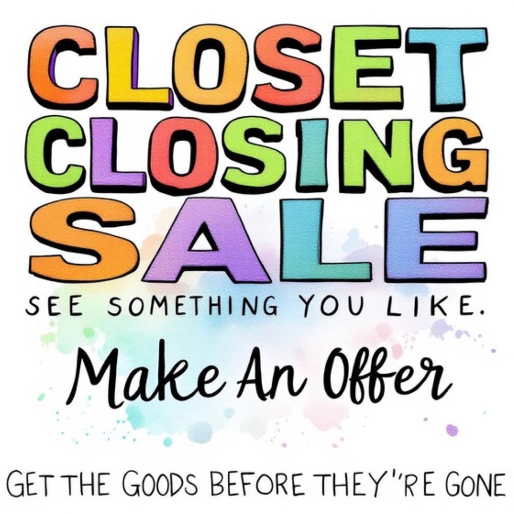 CLOSET SALE !!!